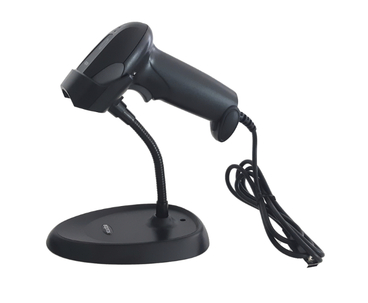 LECTOR CODIGO BARRAS LASER LS11AS CON PEANA USB NEGRO APPROX