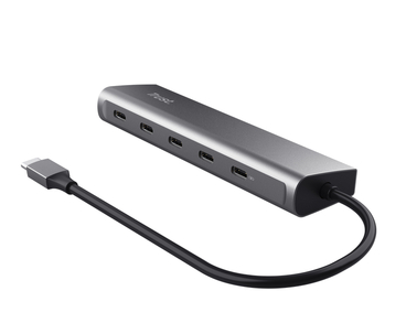 HUB 5 PUERTOS USB-C HALYX TRUST