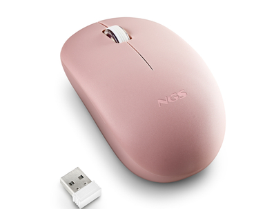 RATON NOTEBOOK OPTICO WIRELESS FOG PRO ROSA NGS