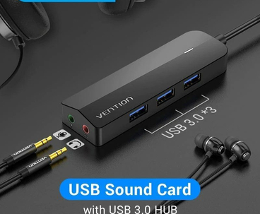 HUB 4 PUERTOS USB 3.0 3xUSB 1xMICRO USB PD GRIS VENTION