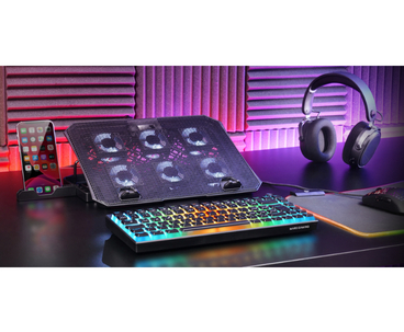 NOTEBOOK COOLER PAD MNBC23 NEGRO MARS GAMING