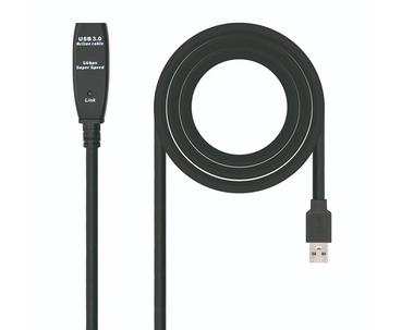 CABLE DE EXTENSION USB TIPO A/M-A/H 5M