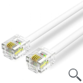 CABLE DE TELEFONO 6P4C BLANCO 5 M VENTION