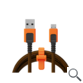 CABLE XTREME USB-A A MICRO USB 1.5M NEGRO/NARANJA XTORM