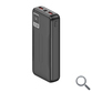 POWER BANK 20000mAh 22.5W NEGRO LEOTEC